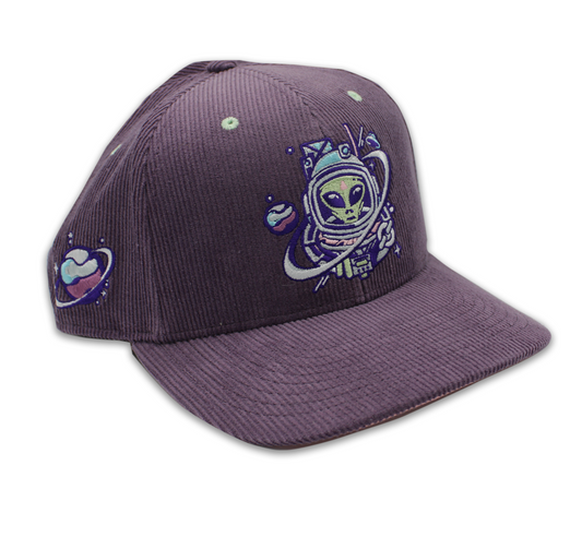 Astronaut Aliens corduroy 5 panel cap