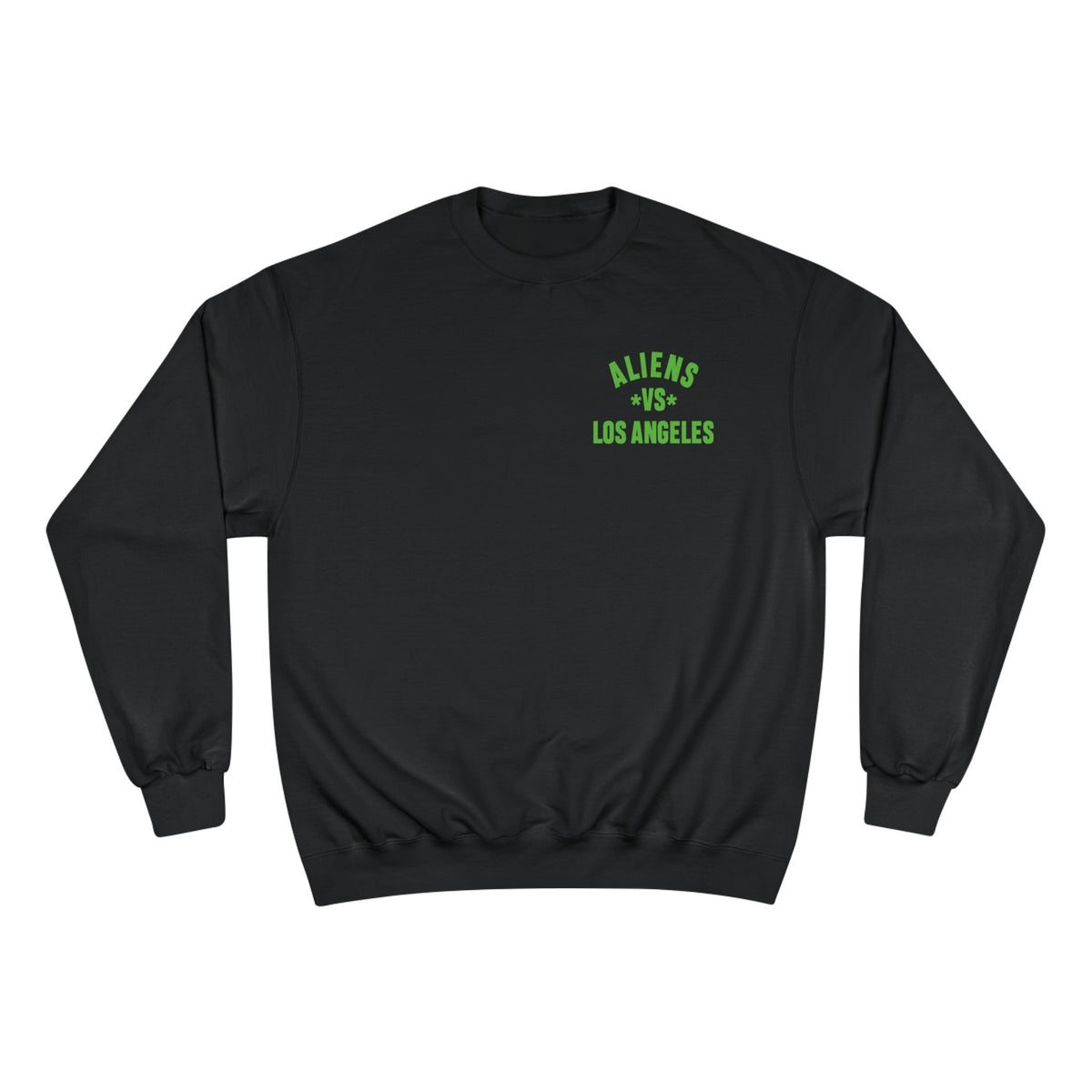 Aliens vs. Los Angeles Graphic Sweatshirt — Retro Sci‑Fi Crewneck