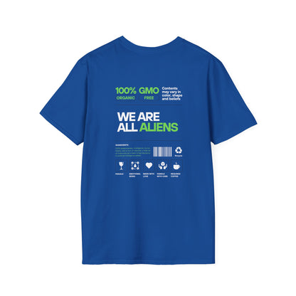 Aliens Built Earth T-Shirt — "We Are All Aliens" Graphic Tee