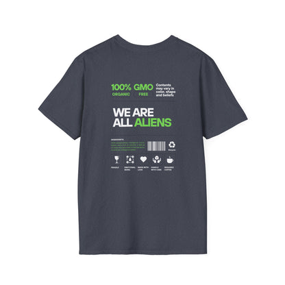 Aliens Built Earth T-Shirt — "We Are All Aliens" Graphic Tee