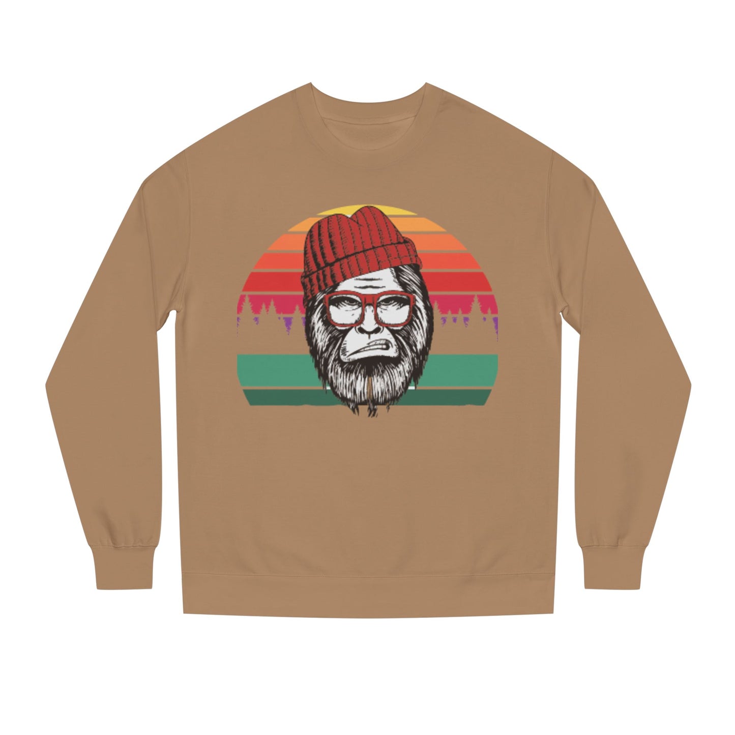 Retro Lumberjack Graphic Sweatshirt — "A.B.E" Eco Vibe Crewneck