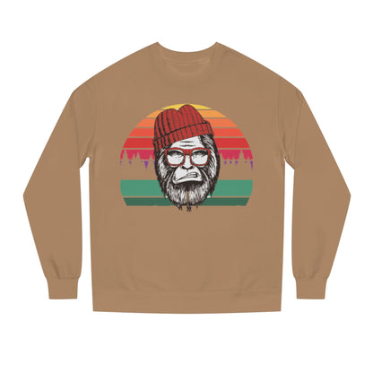 Retro Lumberjack Graphic Sweatshirt — "A.B.E" Eco Vibe Crewneck