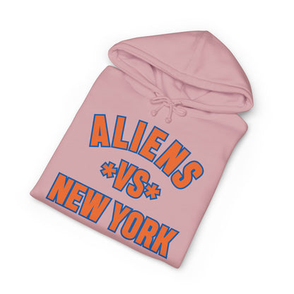 Aliens vs New York Hoodie - Retro Sci‑Fi Graphic Pullover