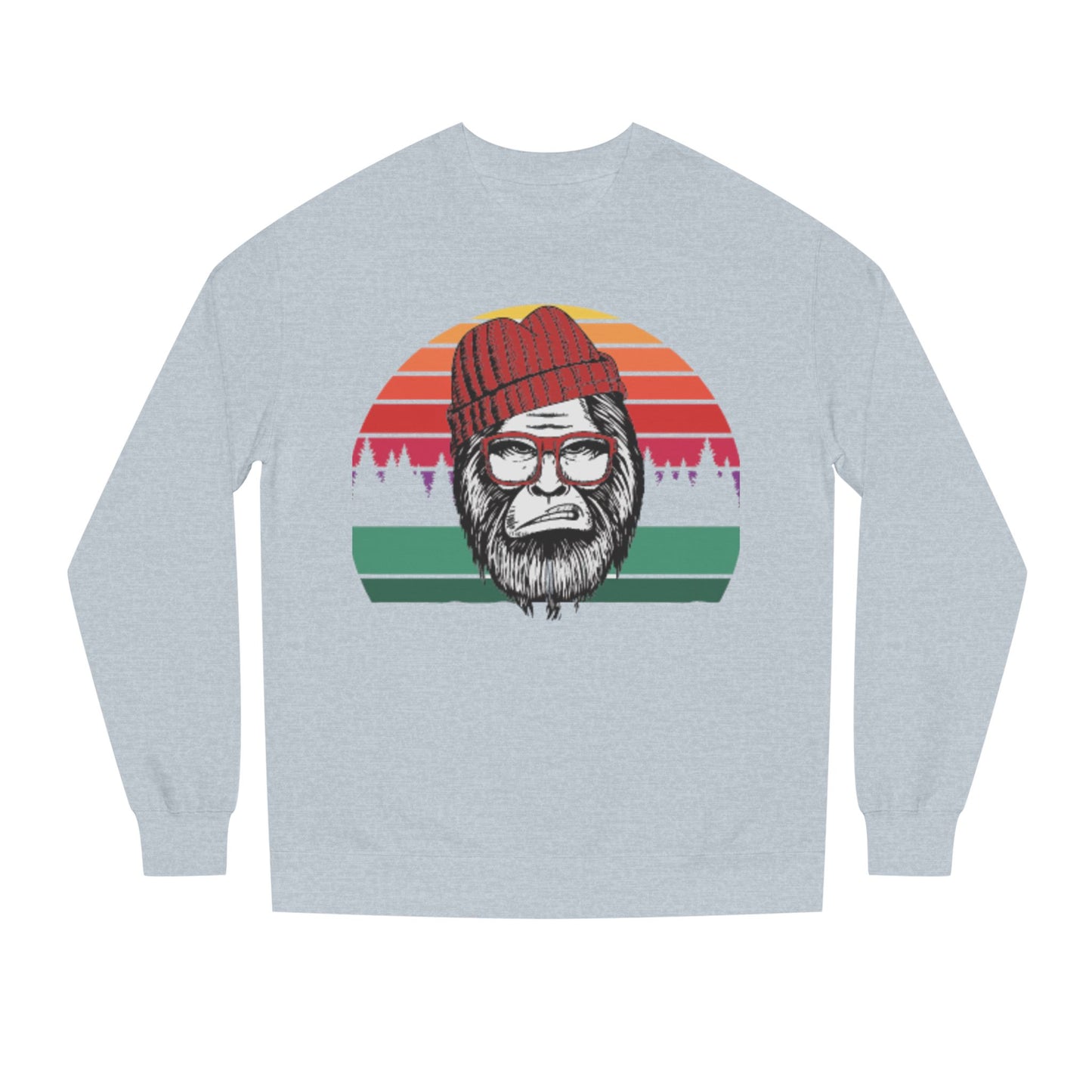 Retro Lumberjack Graphic Sweatshirt — "A.B.E" Eco Vibe Crewneck