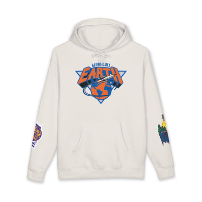 Around the World A.B.E Graphic Hoodie — “Always Outta This Earth” Space Logo Pullover