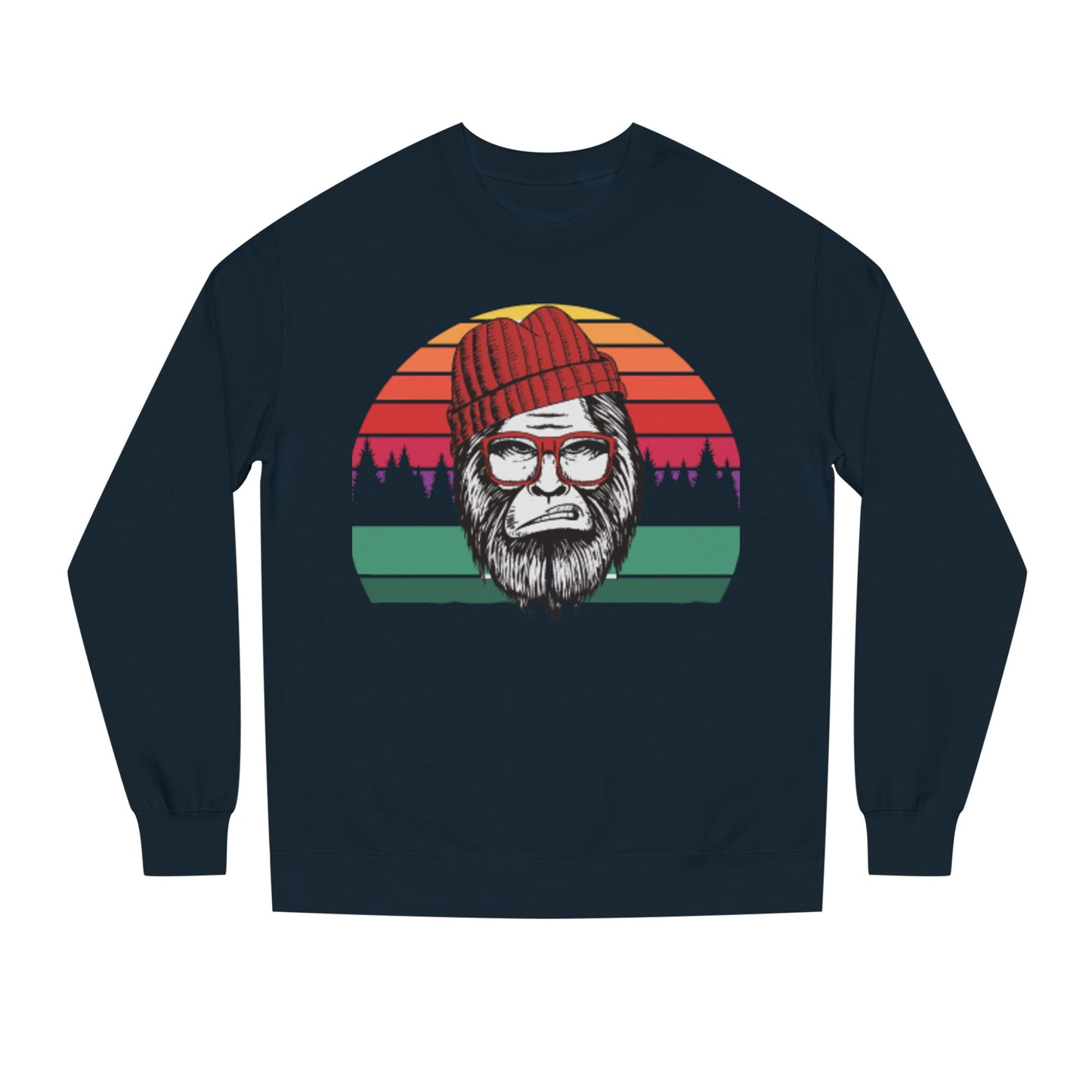 Retro Lumberjack Graphic Sweatshirt — "A.B.E" Eco Vibe Crewneck