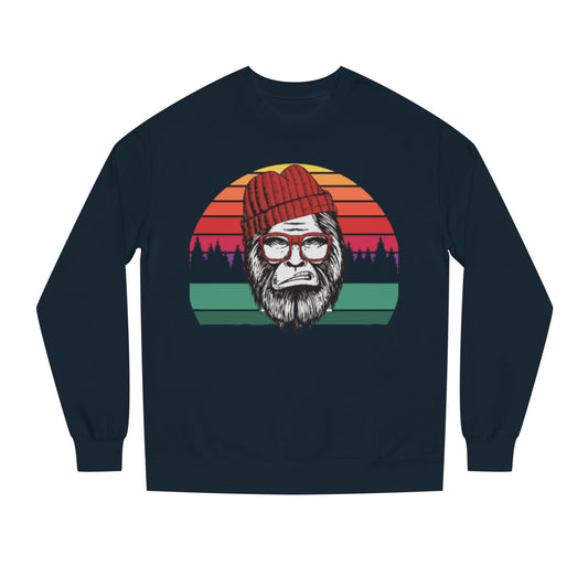 Retro Lumberjack Graphic Sweatshirt — "A.B.E" Eco Vibe Crewneck