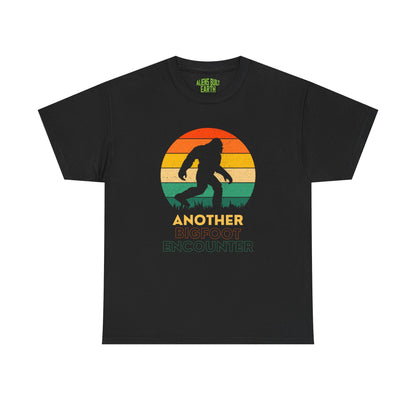 Bigfoot Retro T‑Shirt — "Another Bigfoot Encounter" Vintage Sasquatch Tee