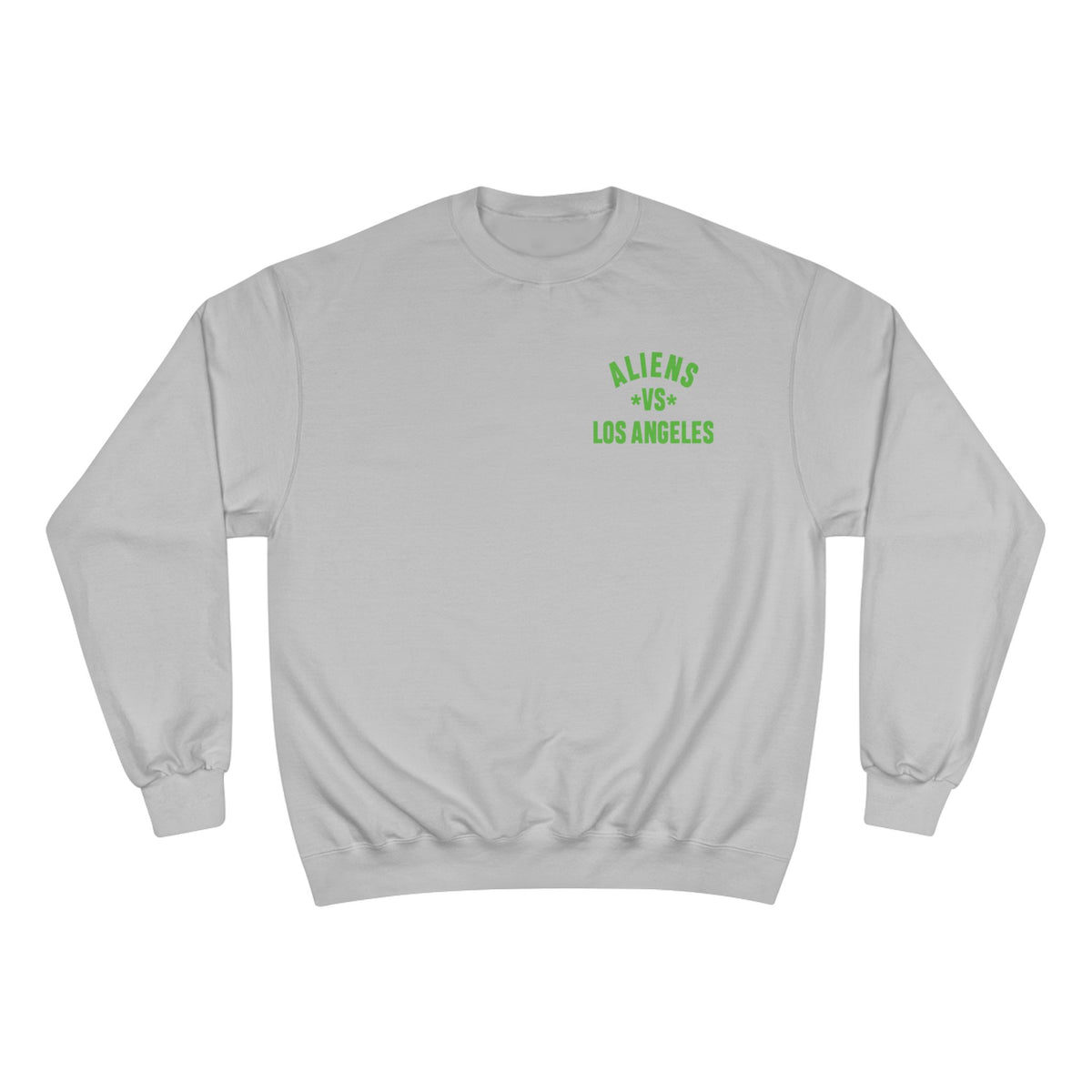 Aliens vs. Los Angeles Graphic Sweatshirt — Retro Sci‑Fi Crewneck