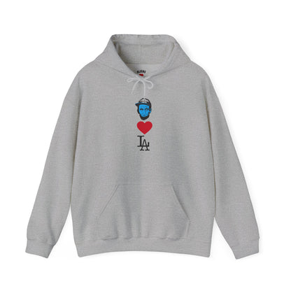 Aliens love Los Angeles  Hoodie - "Unexpected Encounter" Glow Graphic