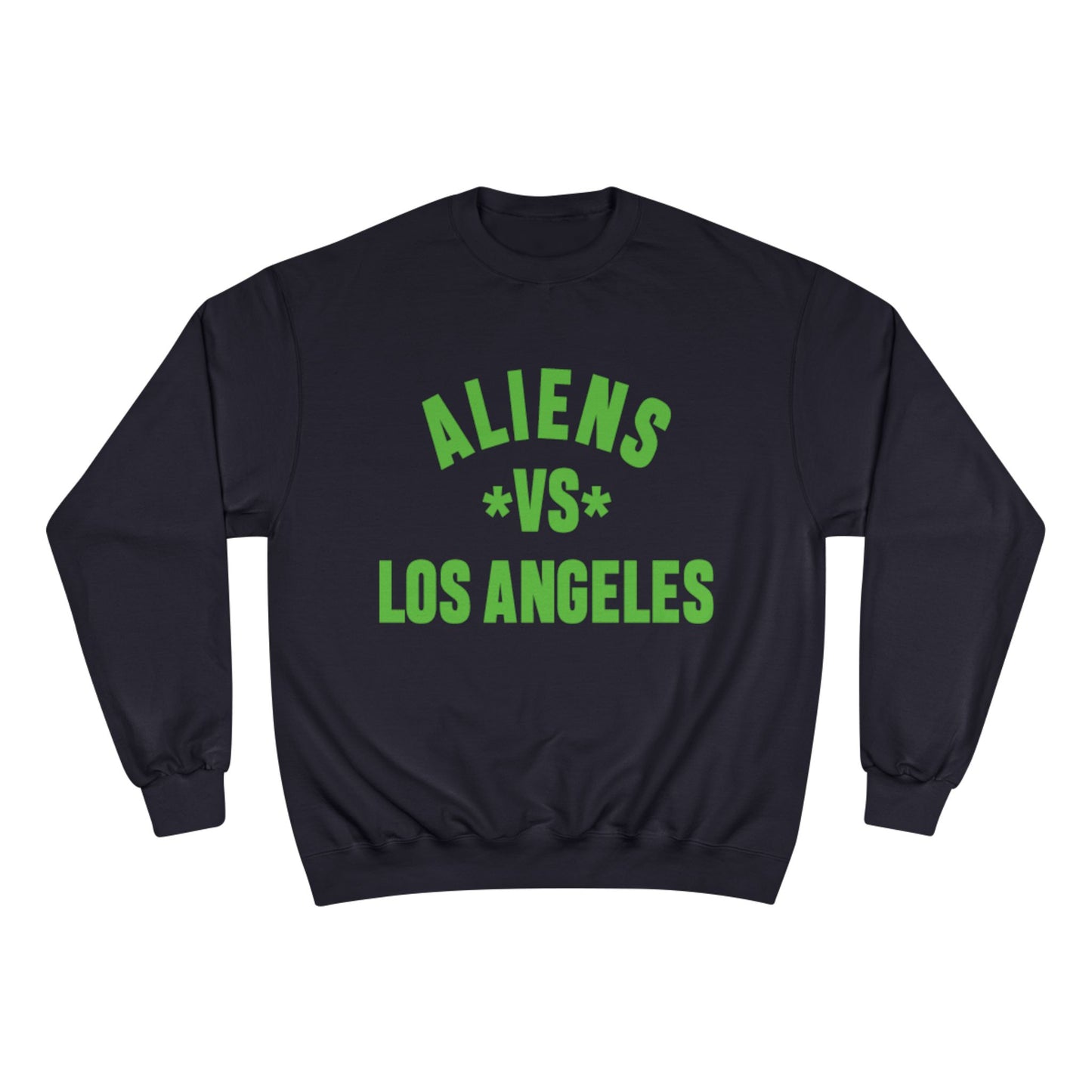Aliens vs Los Angeles Sweatshirt — Retro Green Graphic Crewneck