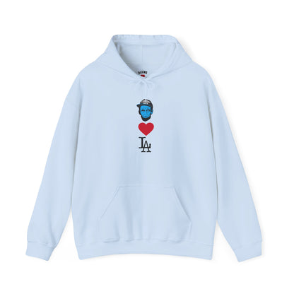 Aliens love Los Angeles  Hoodie - "Unexpected Encounter" Glow Graphic