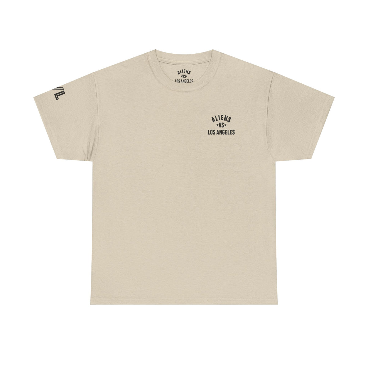 Alien Lifeguard Graphic Tee — Retro Sci‑Fi Crewneck T‑Shirt