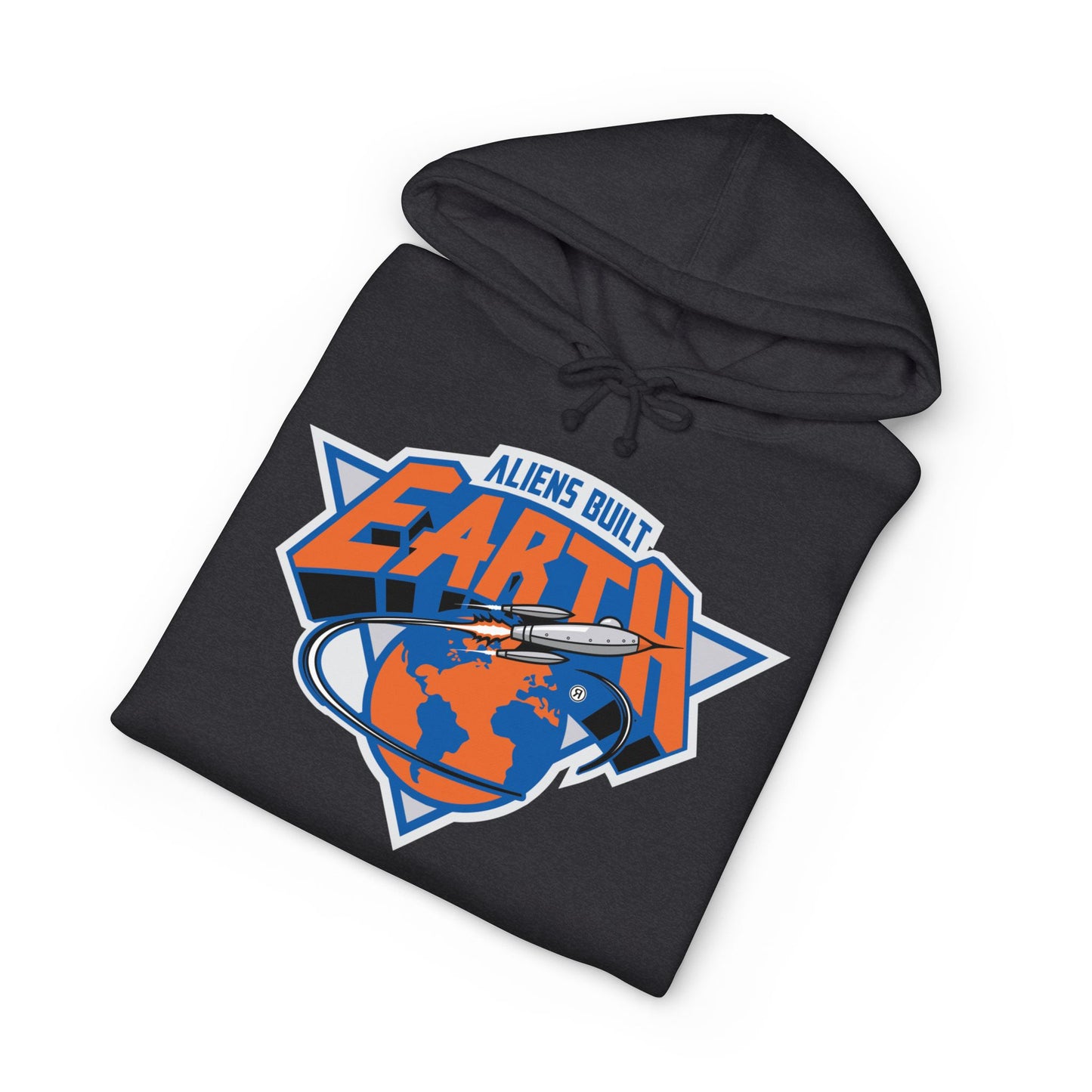 Around the World A.B.E Graphic Hoodie — “Always Outta This Earth” Space Logo Pullover