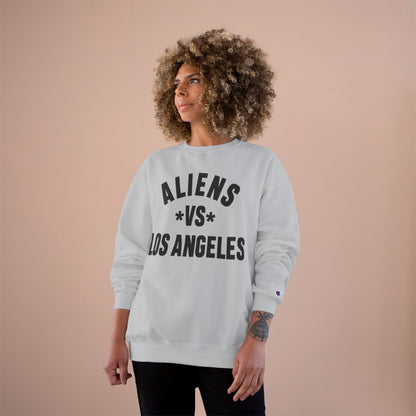 Aliens vs Los Angeles Champion Sweatshirt — Urban Sports Style Crewneck