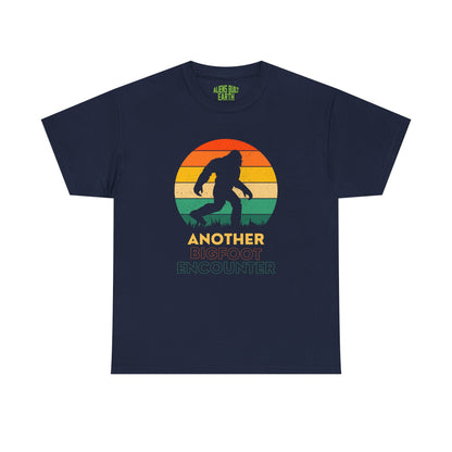 Bigfoot Retro T‑Shirt — "Another Bigfoot Encounter" Vintage Sasquatch Tee