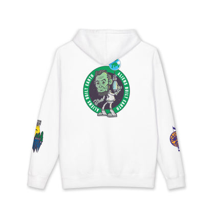 Around the World A.B.E Graphic Hoodie — “Always Outta This Earth” Space Logo Pullover