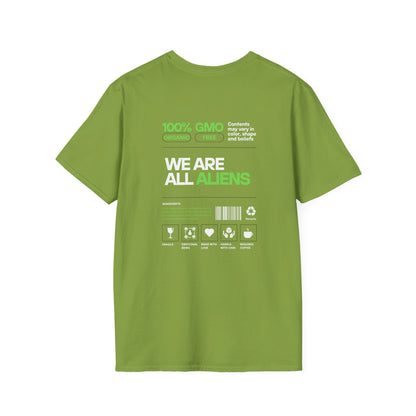 Aliens Built Earth T-Shirt — "We Are All Aliens" Graphic Tee