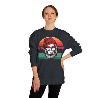 Retro Lumberjack Graphic Sweatshirt — "A.B.E" Eco Vibe Crewneck