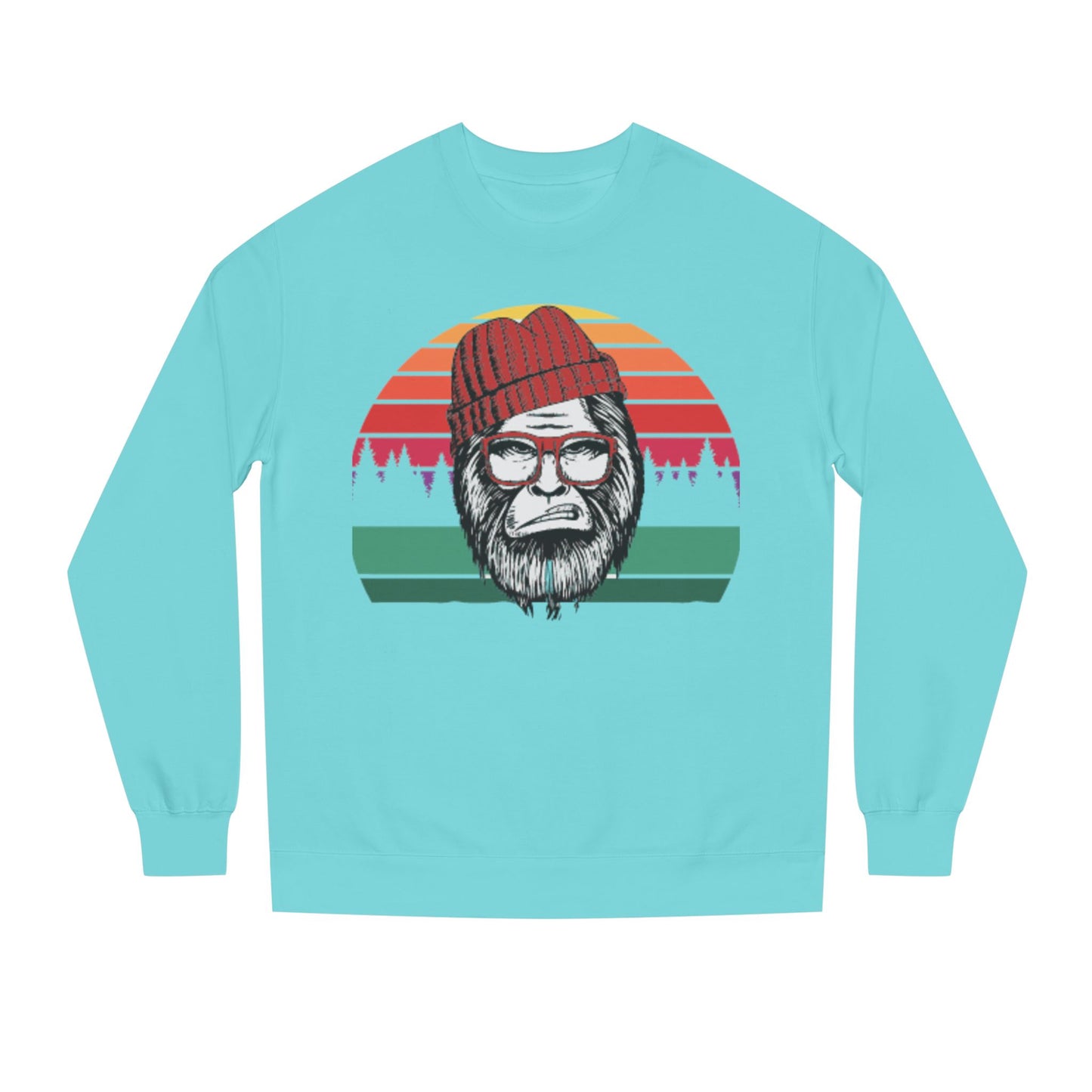 Retro Lumberjack Graphic Sweatshirt — "A.B.E" Eco Vibe Crewneck