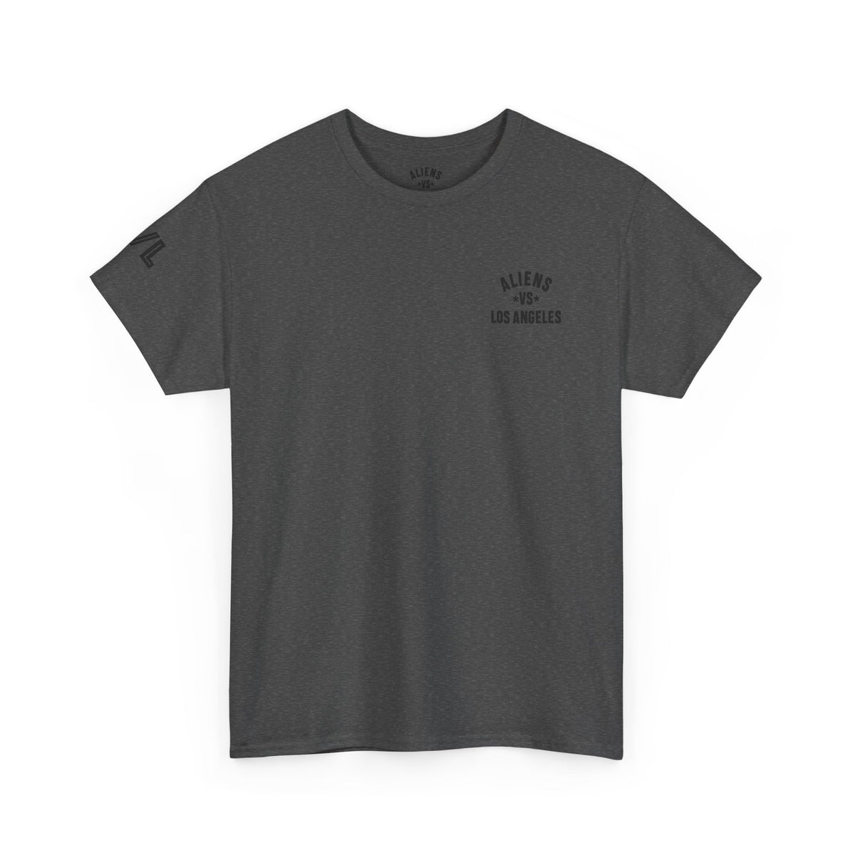 Alien Lifeguard Graphic Tee — Retro Sci‑Fi Crewneck T‑Shirt