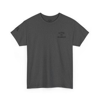 Alien Lifeguard Graphic Tee — Retro Sci‑Fi Crewneck T‑Shirt