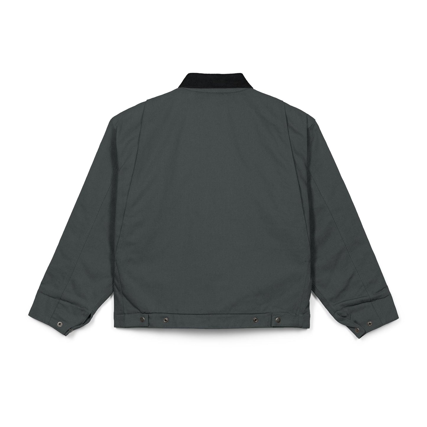 Work Jacket — "Always Hope for Earth" Embroidered Black Duck Cloth