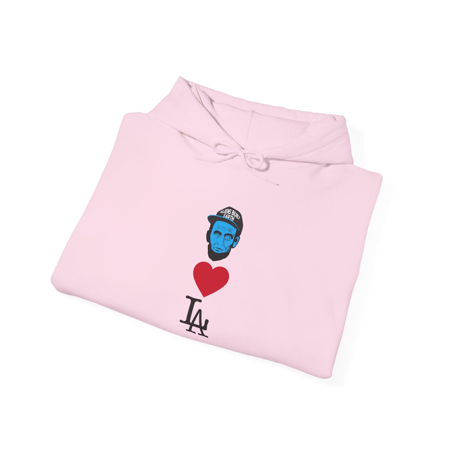 Aliens love Los Angeles  Hoodie - "Unexpected Encounter" Glow Graphic