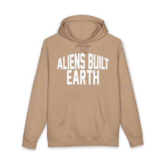 Hoodie — "Aliens Built Earth" Graphic Pullover
