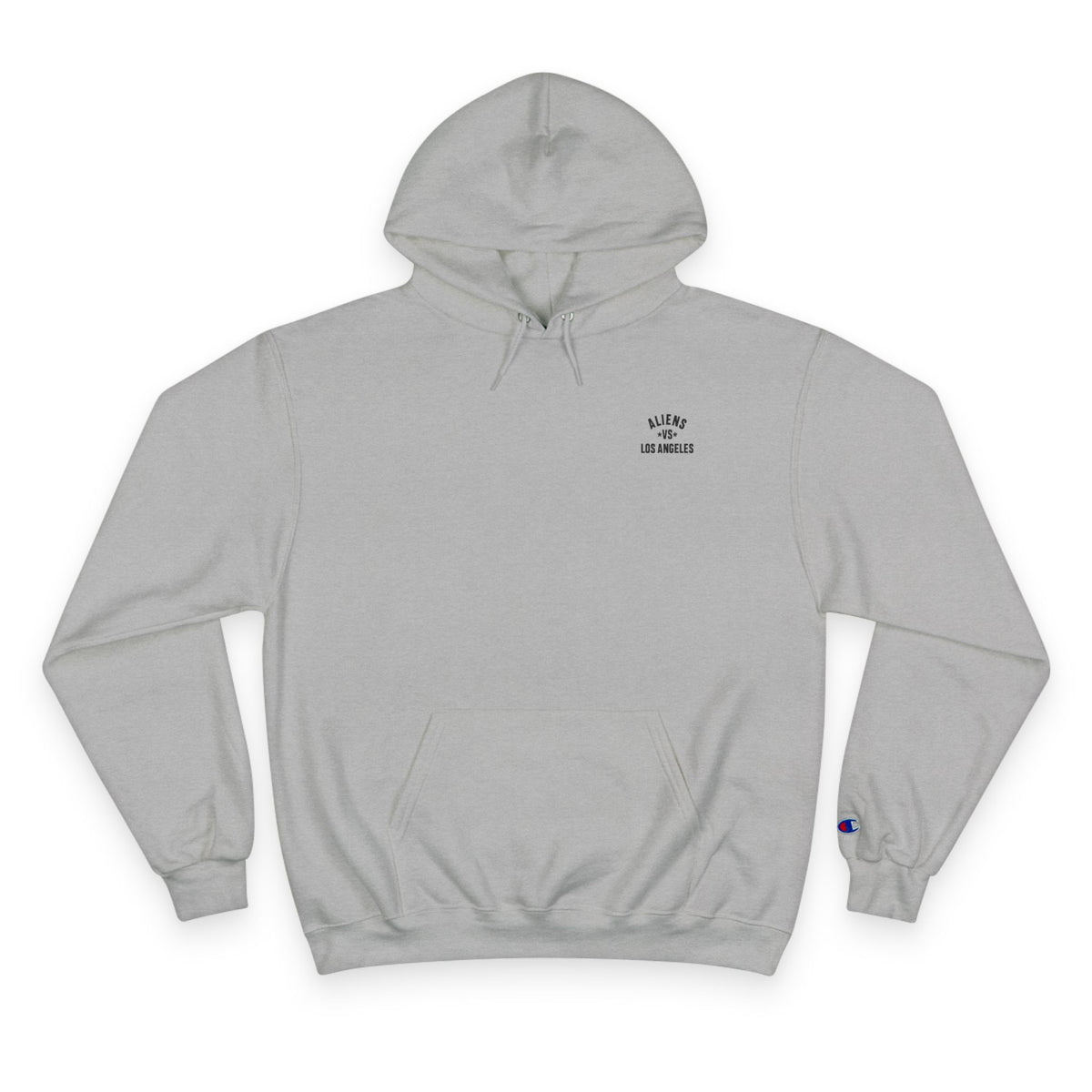 Aliens vs Los Angeles Graphic Hoodie — Retro Sci‑Fi Movie Poster Pullover