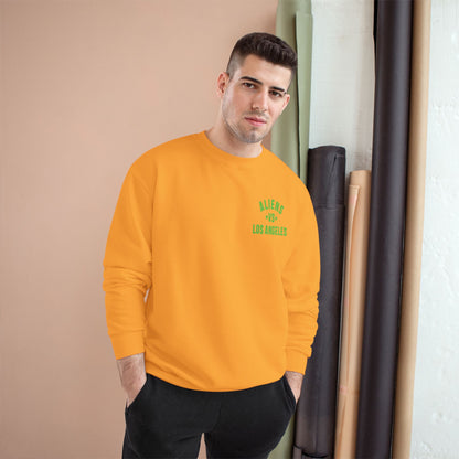 Aliens vs. Los Angeles Graphic Sweatshirt — Retro Sci‑Fi Crewneck