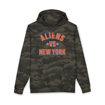 Aliens vs New York Hoodie - Retro Sci‑Fi Graphic Pullover