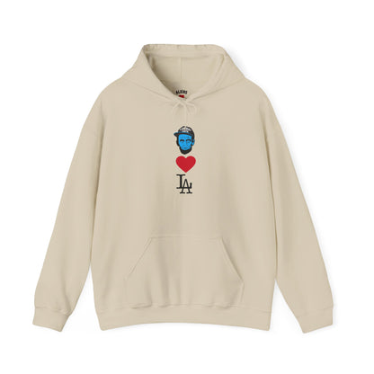 Aliens love Los Angeles  Hoodie - "Unexpected Encounter" Glow Graphic