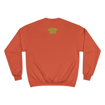 We Are All Aliens Sweatshirt — Funny Sci‑Fi Graphic Crewneck