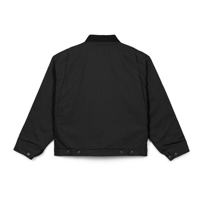 Work Jacket — "Always Hope for Earth" Embroidered Black Duck Cloth