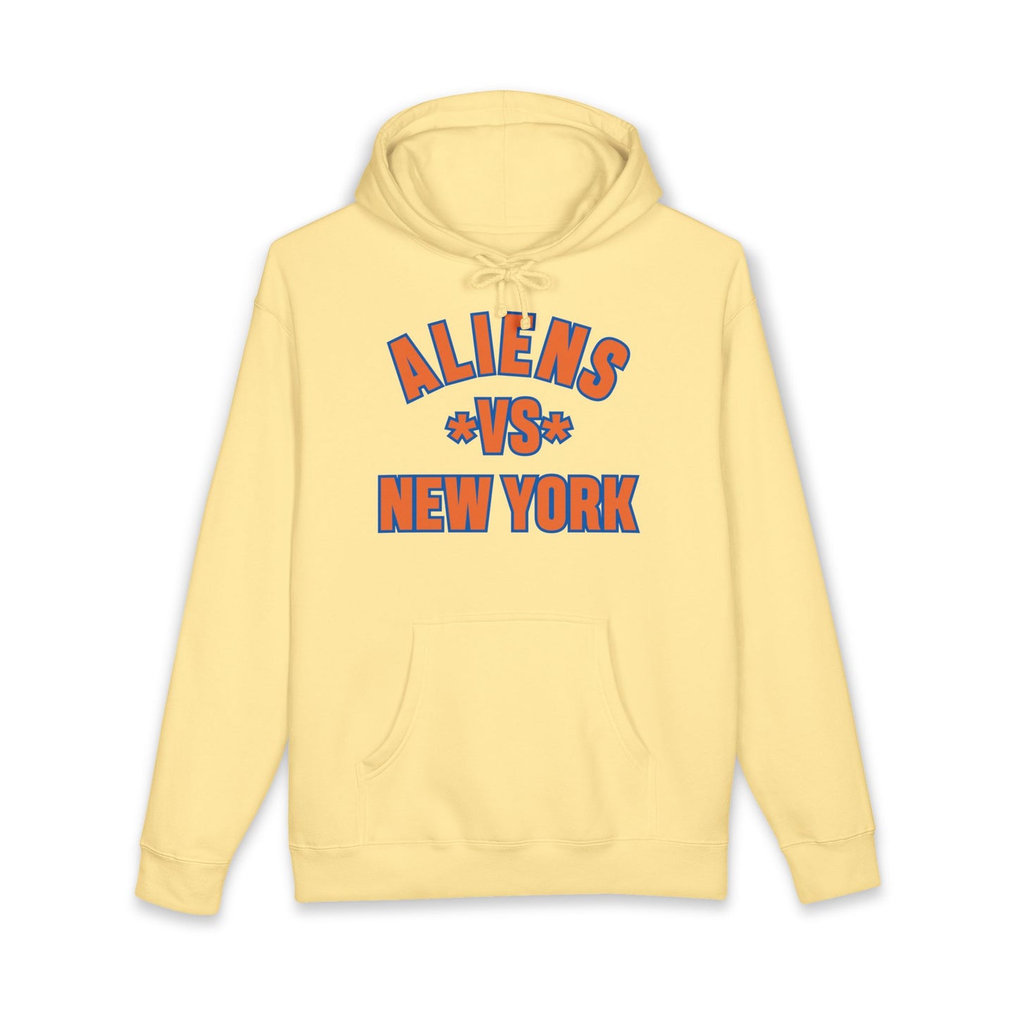 Aliens vs New York Hoodie - Retro Sci‑Fi Graphic Pullover