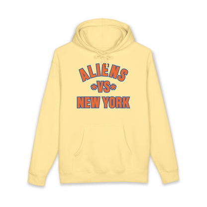 Aliens vs New York Hoodie - Retro Sci‑Fi Graphic Pullover