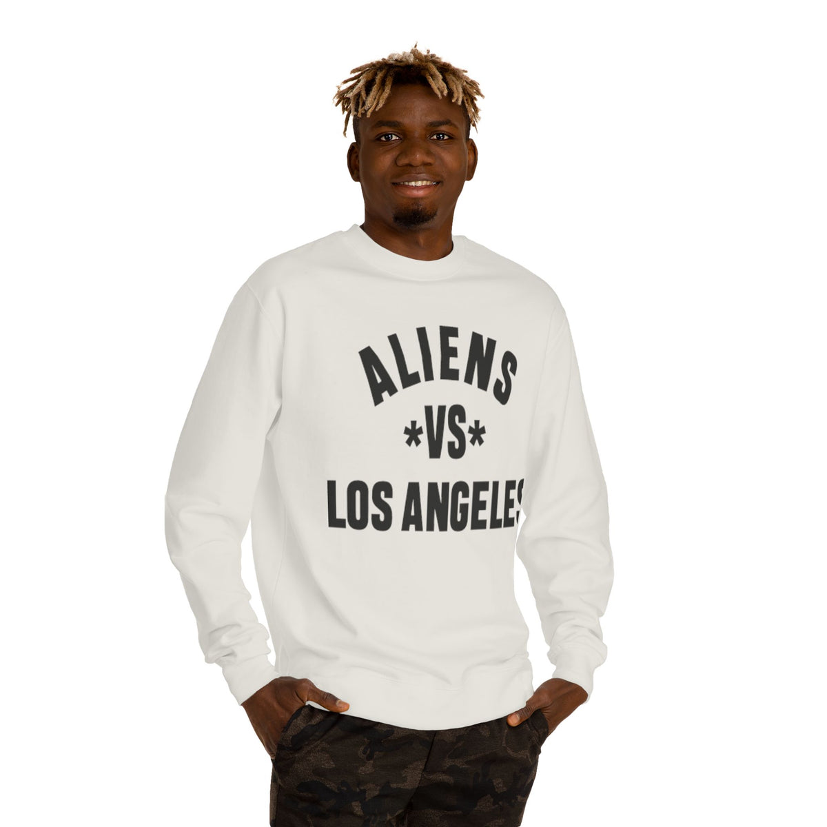 Aliens vs Los Angeles Sweatshirt — Retro Sports-Style Crewneck