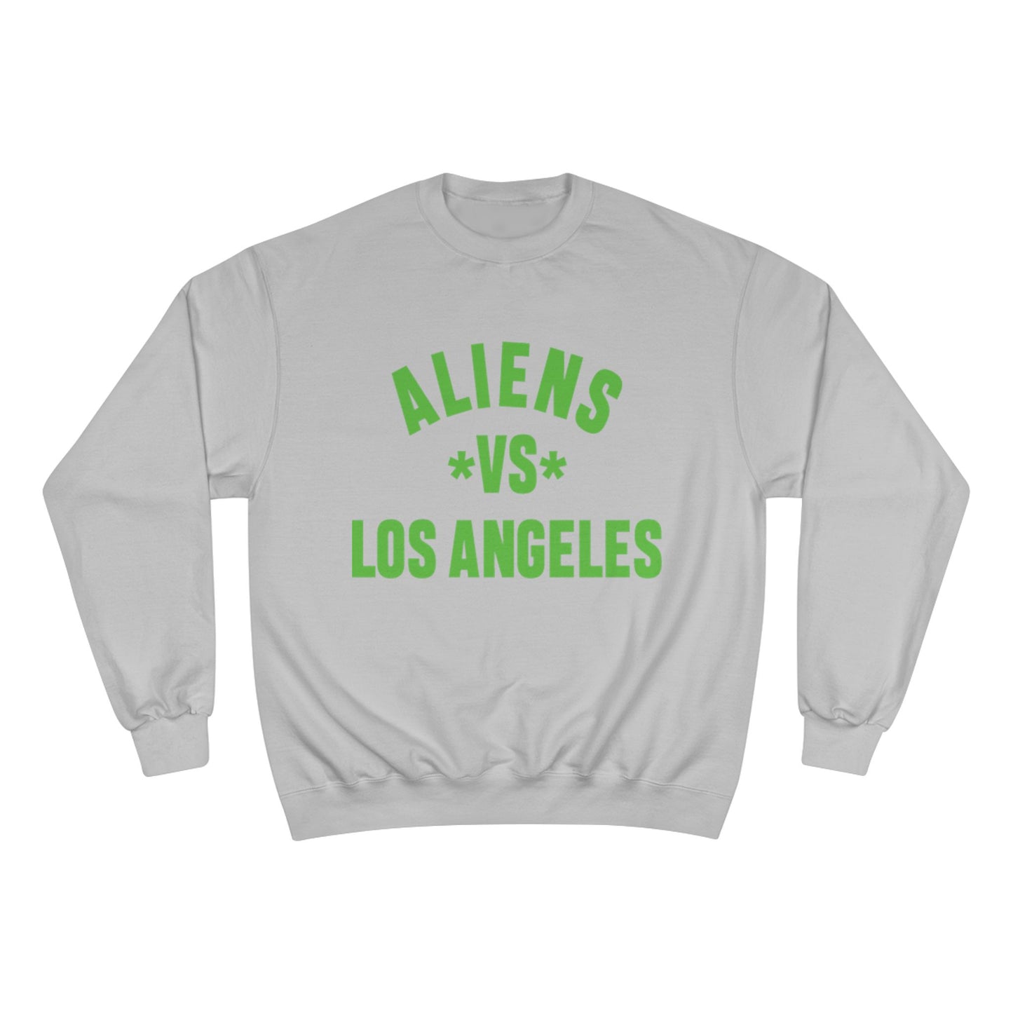 Aliens vs Los Angeles Sweatshirt — Retro Green Graphic Crewneck