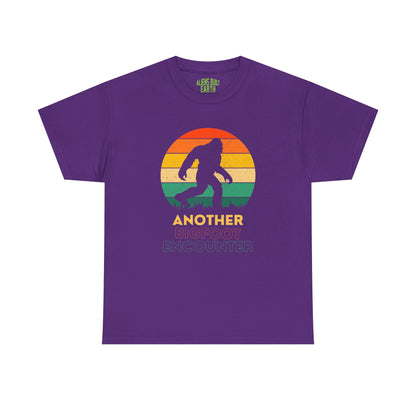 Bigfoot Retro T‑Shirt — "Another Bigfoot Encounter" Vintage Sasquatch Tee