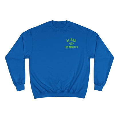 Aliens vs. Los Angeles Graphic Sweatshirt — Retro Sci‑Fi Crewneck