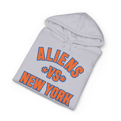 Aliens vs New York Hoodie - Retro Sci‑Fi Graphic Pullover