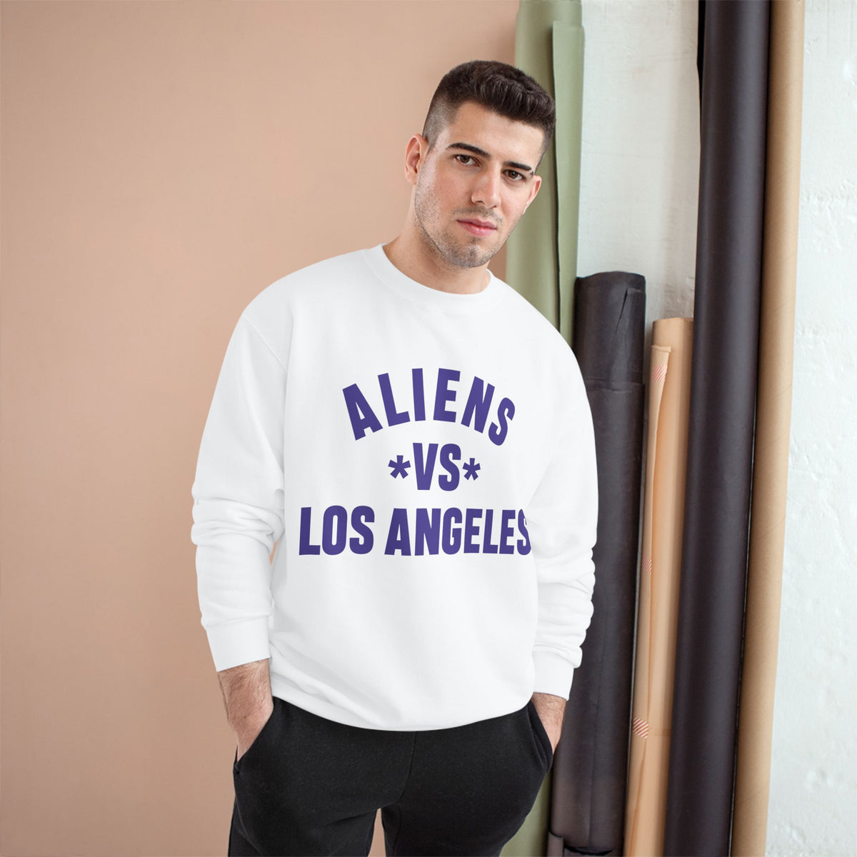 Aliens vs Los Angeles Sweatshirt — Retro Sports Crewneck