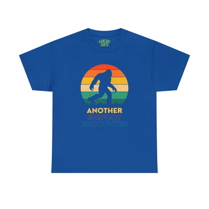 Bigfoot Retro T‑Shirt — "Another Bigfoot Encounter" Vintage Sasquatch Tee