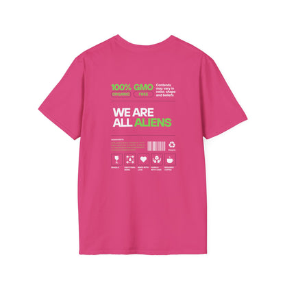 Aliens Built Earth T-Shirt — "We Are All Aliens" Graphic Tee