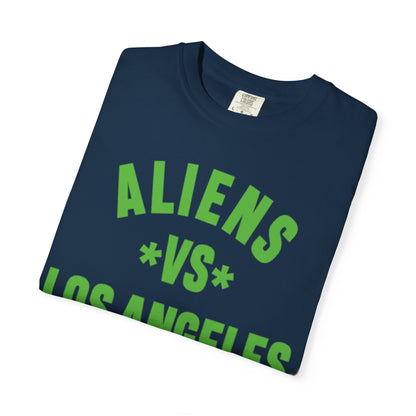 Aliens vs Los Angeles T-Shirt — Retro Sci‑Fi Graphic Tee