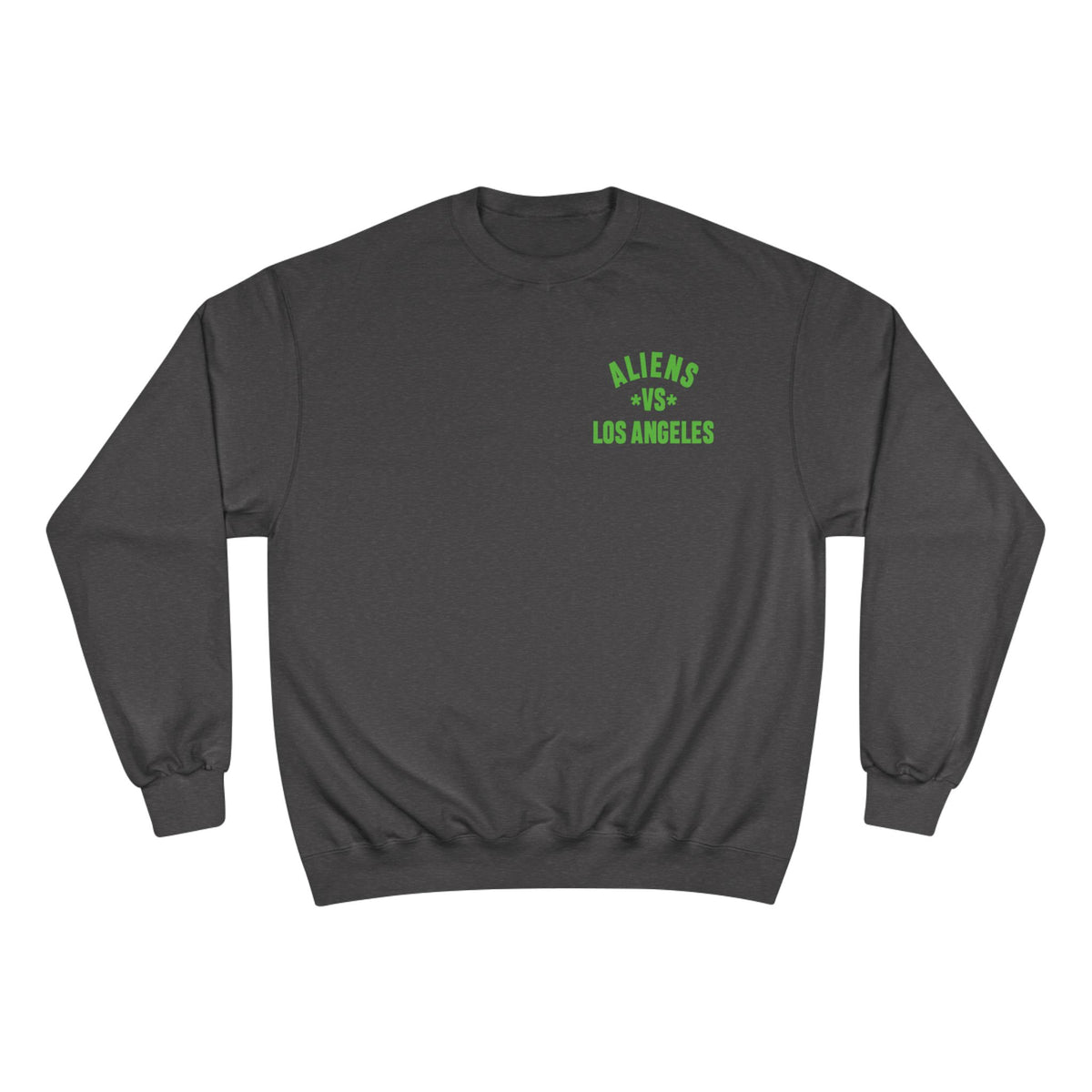 Aliens vs. Los Angeles Graphic Sweatshirt — Retro Sci‑Fi Crewneck