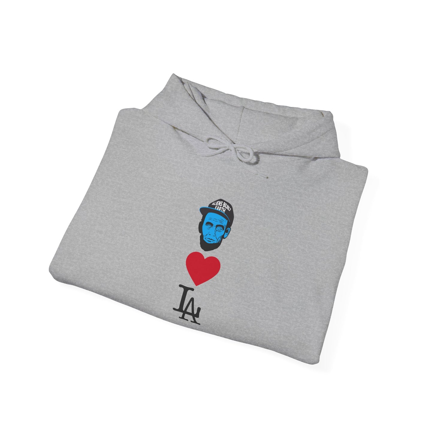 Aliens love Los Angeles  Hoodie - "Unexpected Encounter" Glow Graphic
