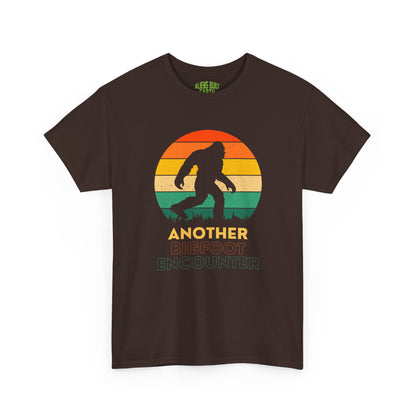 Bigfoot Retro T‑Shirt — "Another Bigfoot Encounter" Vintage Sasquatch Tee