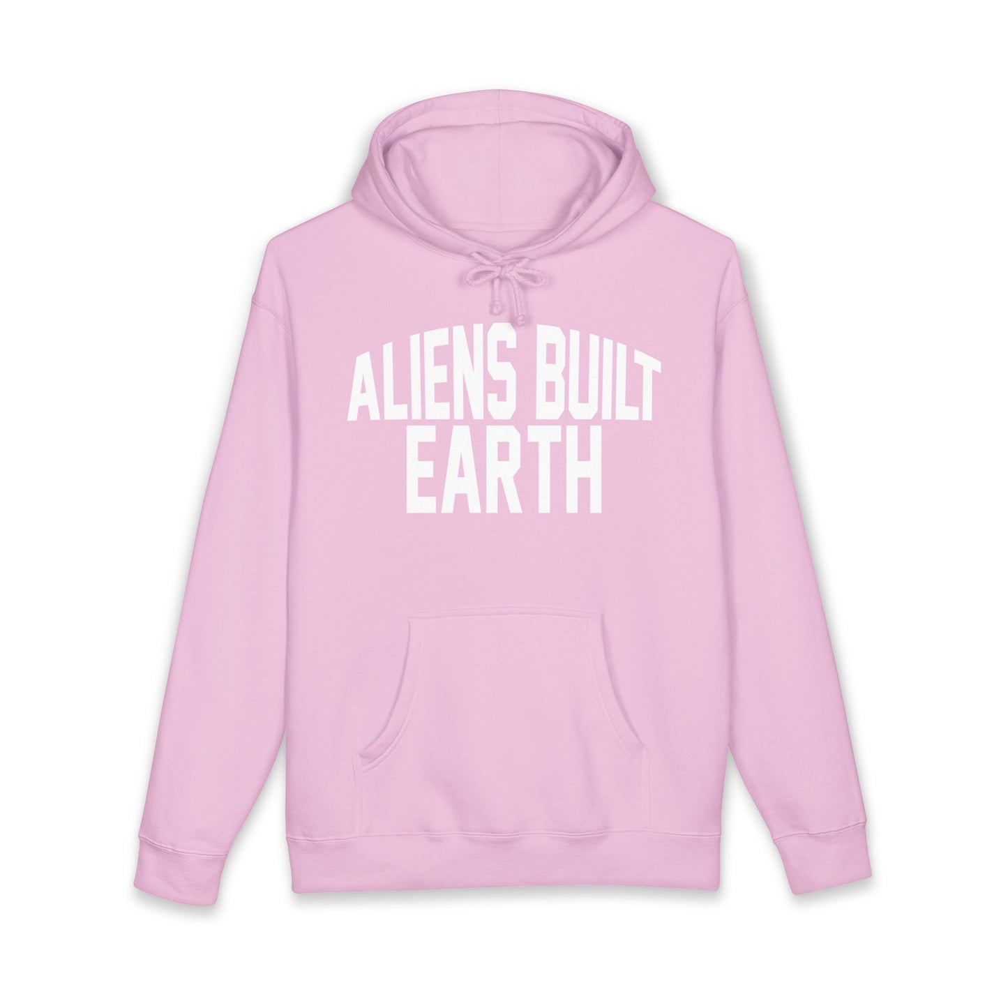 Hoodie — "Aliens Built Earth" Graphic Pullover
